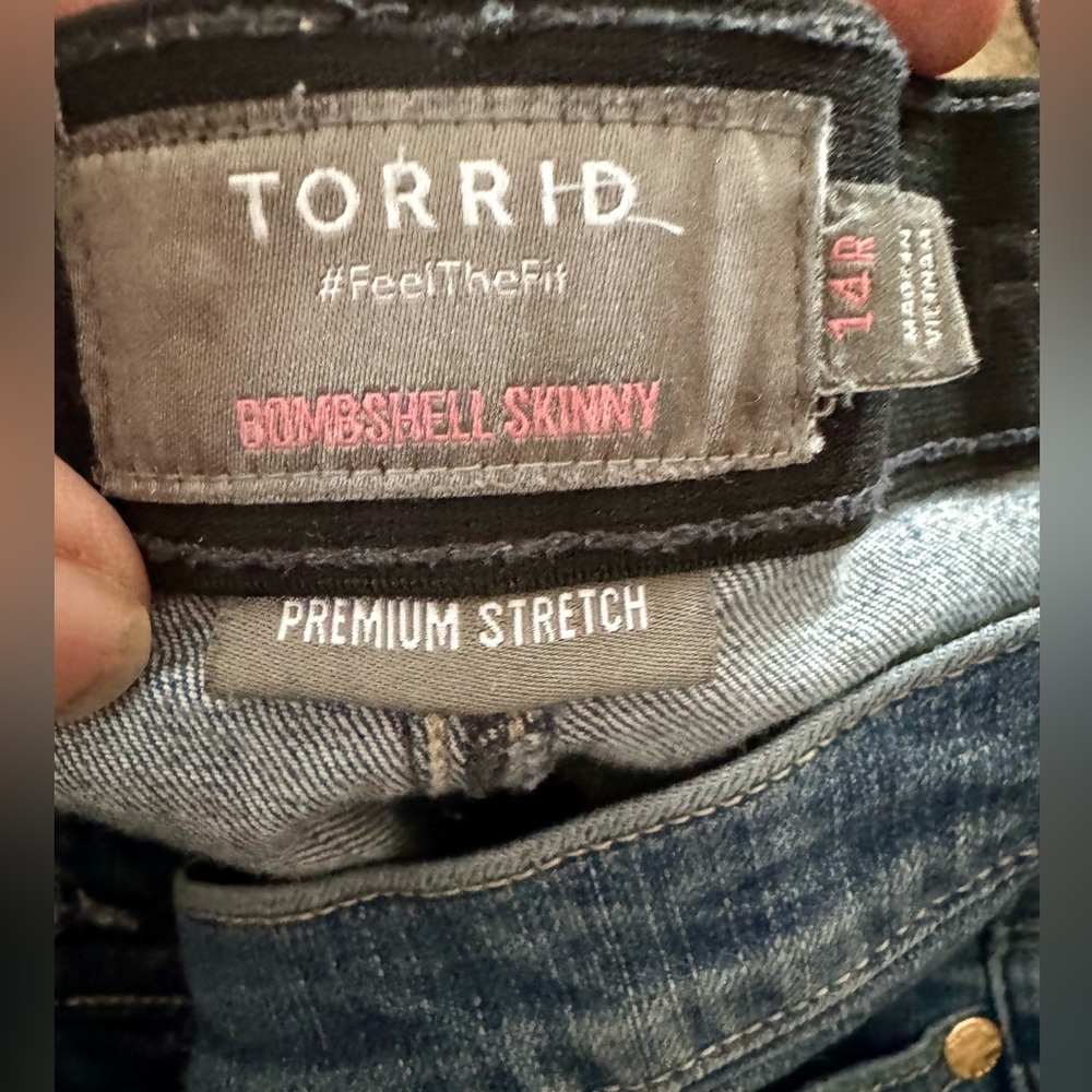 COPY - Torrid Bombshell Skinny Premium Stretch Button Up Jeans. - Picture 8 of 10